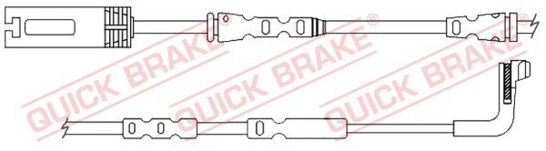 QUICK BRAKE Indikators, Bremžu uzliku nodilums WS 0356 A